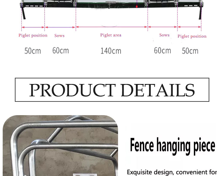 European sow bed Cama para cerdas europea