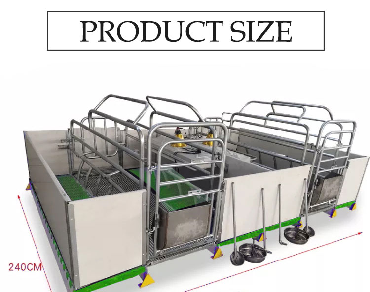 European sow bed Cama para cerdas europea