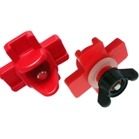 Bebedero con tetina para pollo y montaje lateral Horizontal, tetinas de agua para aves de corral con tuerca arandela, bebedero automático para granjas avícolas, Lm-31