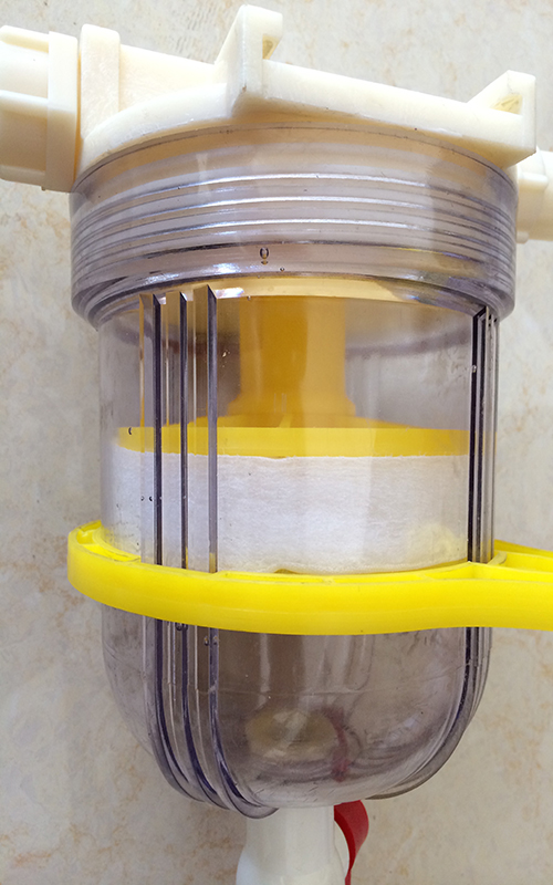 Colador de línea de agua para pollo, oveja, ganado, palomas, pájaros, filtrado de agua y filtro purificador de agua LML-30