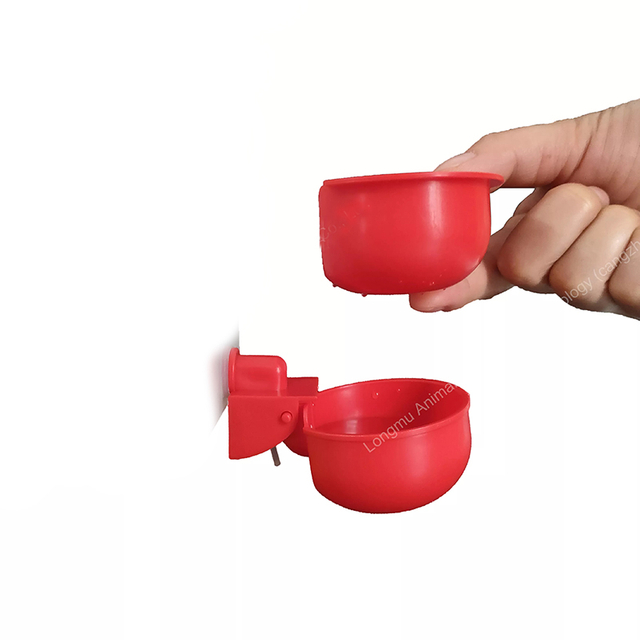 Gran oferta, bebederos para pollos, bebedero automático de plástico con vaso interior para pollos de granja avícola, LM-95