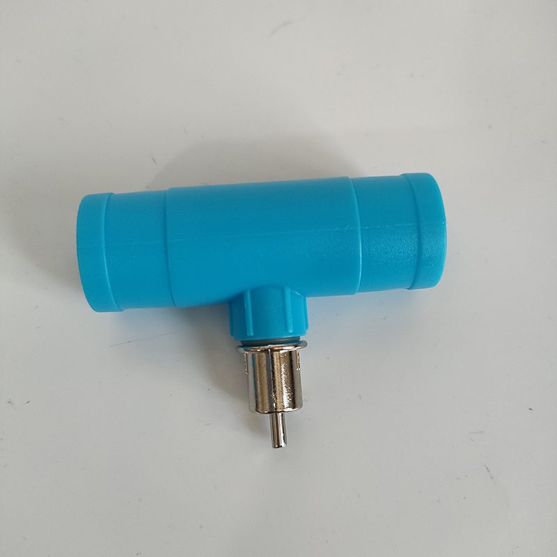 Jaula de alta calidad, alimentador automático de agua de metal para conejos, bebedero con tetina para ratón y conejo galvanizado, LMR-24