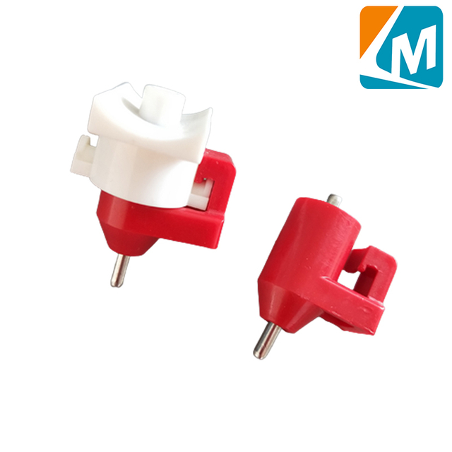 Bebederos para aves de corral con soporte, bebedero para pollos, tetina para sistema de agua potable para aves de corral, equipos agrícolas LM-47/25