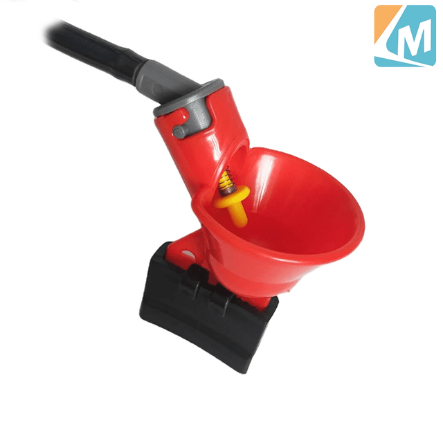 Bebedero automático para pollos Plasson, bebedero de agua para aves de corral, sistema de bebedero de agua para cría en jaula, LM-34