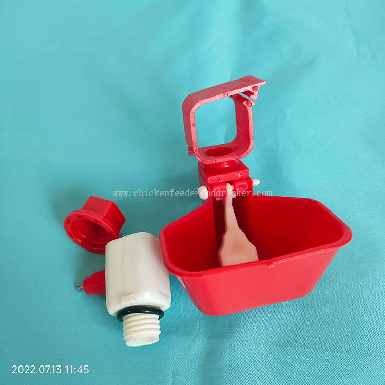Bebedero por goteo para pezón lubricante de agua de plástico, equipo para granja avícola, LM-85