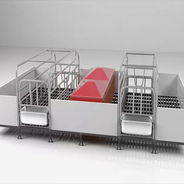 Jaulas de parto para cerdas europeas, cama para corral para cerdas, jaula para gestación de cerdos, equipo de granja porcina 