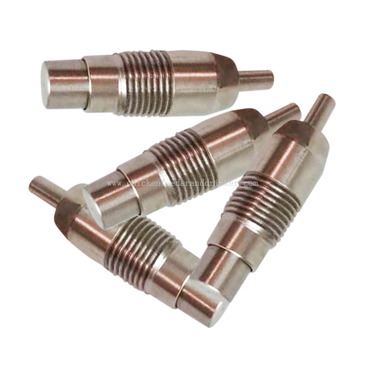 Bebederos de tetina para parrilla de acero inoxidable para aves de corral, pollos, conejos, línea de sistema de bebida LM-06