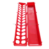  Comederos automáticos para aves de corral, color rojo, para palomas, caja de alimentación para pájaros, LMB-02