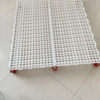 Piso de estiércol con fugas de aves de corral Tablero de estiércol de fugas de pollo de plástico Piso de listones de plástico de pollo de pato y ganso para granja avícola LML-43