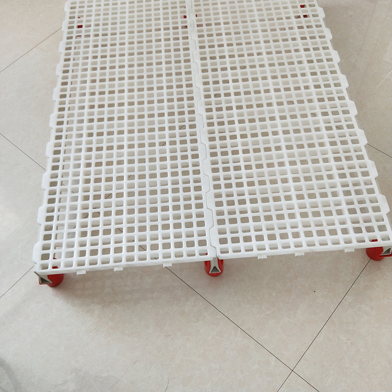 Piso de estiércol con fugas de aves de corral Tablero de estiércol de fugas de pollo de plástico Piso de listones de plástico de pollo de pato y ganso para granja avícola LML-43