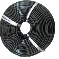Manguera suave negra Flexible de goma de 8mm, tubo suave Rube suave para sistema de suministro de agua para animales de aves de corral LML-50