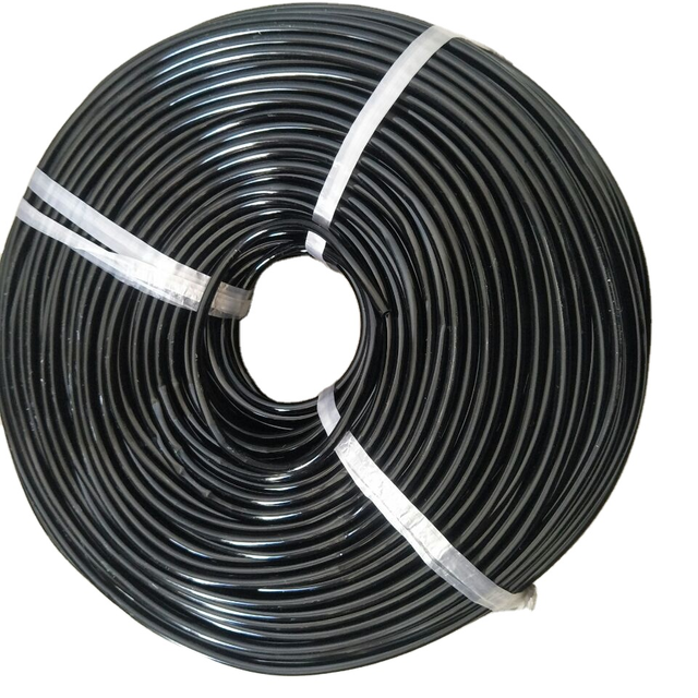 Manguera suave negra Flexible de goma de 8mm, tubo suave Rube suave para sistema de suministro de agua para animales de aves de corral LML-50