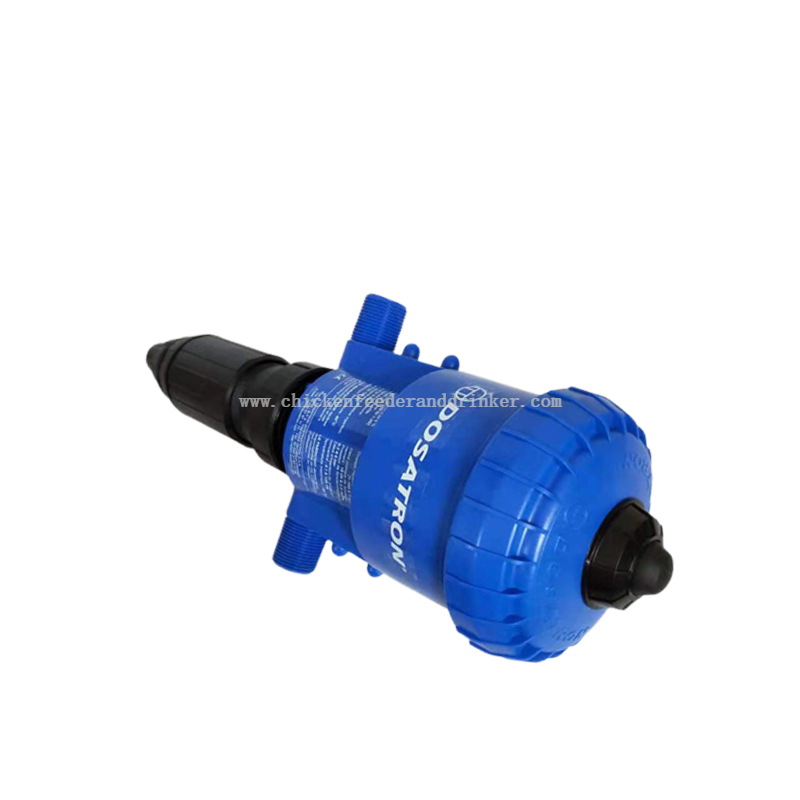 Dispensador de bomba dosificadora francesa Dosatron D25RE5, inyector de riego por goteo para aves de corral, sistema de línea de bebida para granja de pollos, LML-49