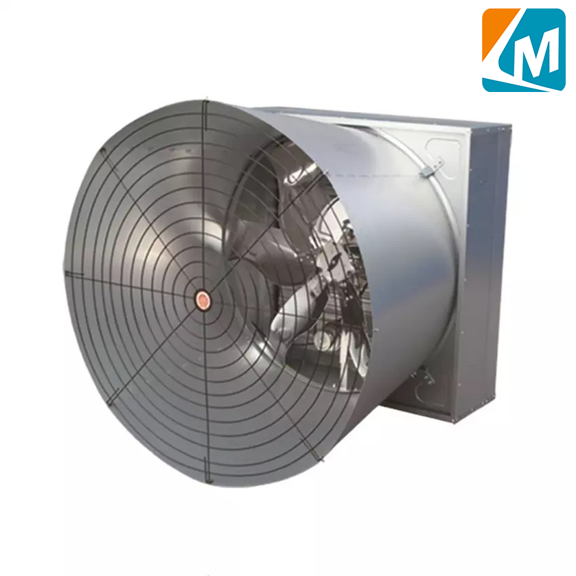 Extractor de aire de 50 pulgadas para granja de pollos, ventilador de refrigeración de gran volumen de aire para alimentación y bebida de pollos, LM-fan