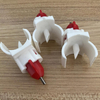Equipo avícola, bebederos automáticos con tetina para pollo, bebederos para pollos de granja avícola con silla de montar para LM-48