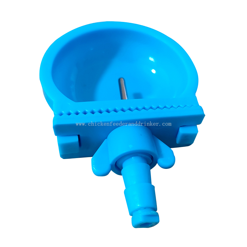 Bebederos automáticos de tetina para conejos con vaso, bebedero de tetina para conejos de plástico, para granjas de animales