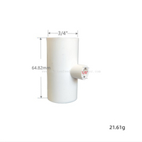 Camiseta de plástico especial de alta calidad para acuicultura, tubería adaptadora de tubería de agua para acuicultura doméstica LML-74