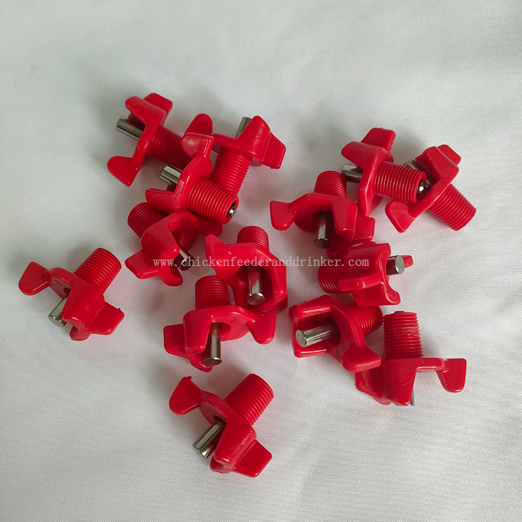 Bebedor de tetina Horizontal, tetinas automáticas para beber, para pato, ganso, pollito, pájaro, bebederos de montaje lateral, LM-131