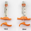 Jeringa veterinaria reciclable ajustable TPX de 10 ml y 20 ml para inyección de animales porcinos
