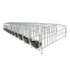  2 unidades de jaulas de parto para cerdas o cama de corral de parto para cerdas individuales, caja de gestación para cerdos, jaula para cerdos, equipo de granja porcina