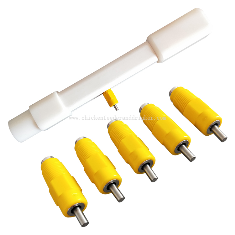 Bebedero automático para pollos, tetina de agua para aves de corral, línea de bebida para pollos LM-01