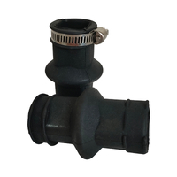 Conector de tubo cuadrado para línea de bebida de pollos y aves de corral, conector de tubo cuadrado de PVC LML-52