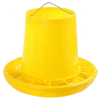 1,5 kg 2,5 kg 4 kg 6 kg 8 kg 10 kg comederos colgantes para pollos cubo de alimentación de aves de corral de plástico dispositivos de alimentación automática para gallinero LM-76