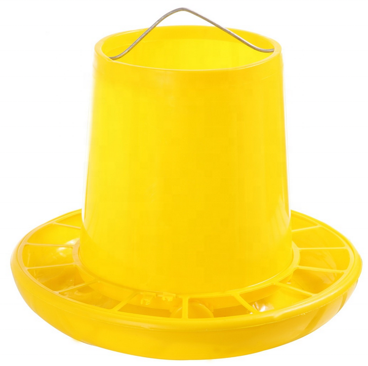 1,5 kg 2,5 kg 4 kg 6 kg 8 kg 10 kg comederos colgantes para pollos cubo de alimentación de aves de corral de plástico dispositivos de alimentación automática para gallinero LM-76