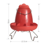 Comederos para pollos colgantes de 1,5 kg con patas, cubo de alimentación de plástico para aves de corral con soporte, dispositivos de alimentación automática para gallinero, LM-79