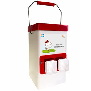 Alimentador de aves de corral de alta calidad, barril de plástico, cubo, dispositivos de alimentación y bebida automáticos para granja, bricolaje, LM-101-105