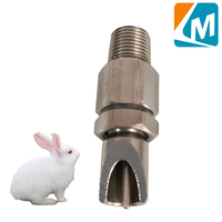 Bebederos automáticos con tetina de agua, sistema de agua para bebederos para conejos, conejillos de indias, hurones y ratones, LMR-27