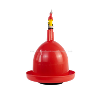 Sistema de riego para aves de corral, bebedero de campana para pollitos, bebedero de riego para pollos de fácil llenado, alimentador de agua automático para pollos LM-137