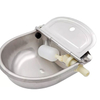 Cuenco de agua automático para vacas, bebedero de acero inoxidable para ganado, cuenco de agua potable para caballos, bebedero para ganado y ovejas