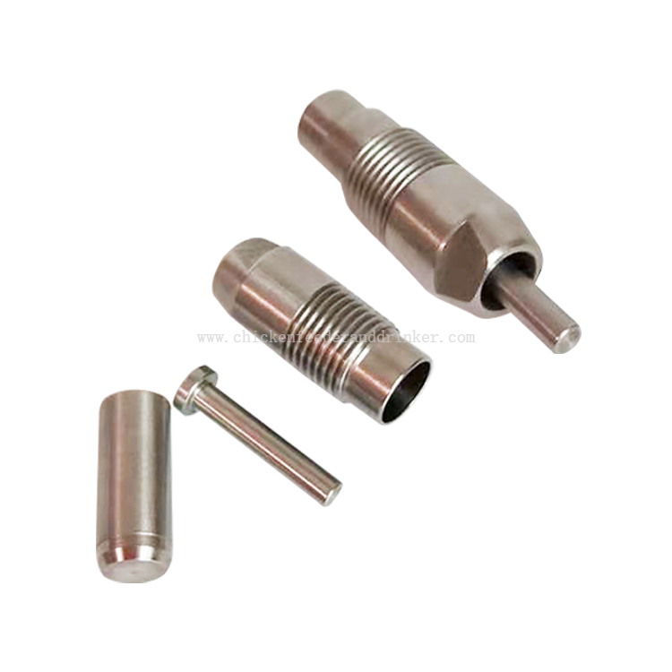 Bebederos de tetina para parrilla de acero inoxidable para aves de corral, pollos, conejos, línea de sistema de bebida LM-06