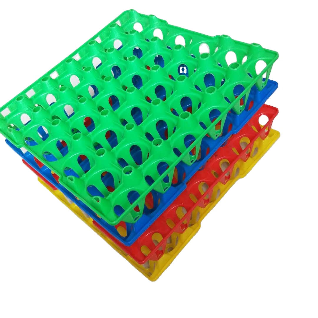 Bandeja de huevos de plástico para 30 huevos de gallina, plataforma apilable para huevos, equipo para aves de corral LM-86