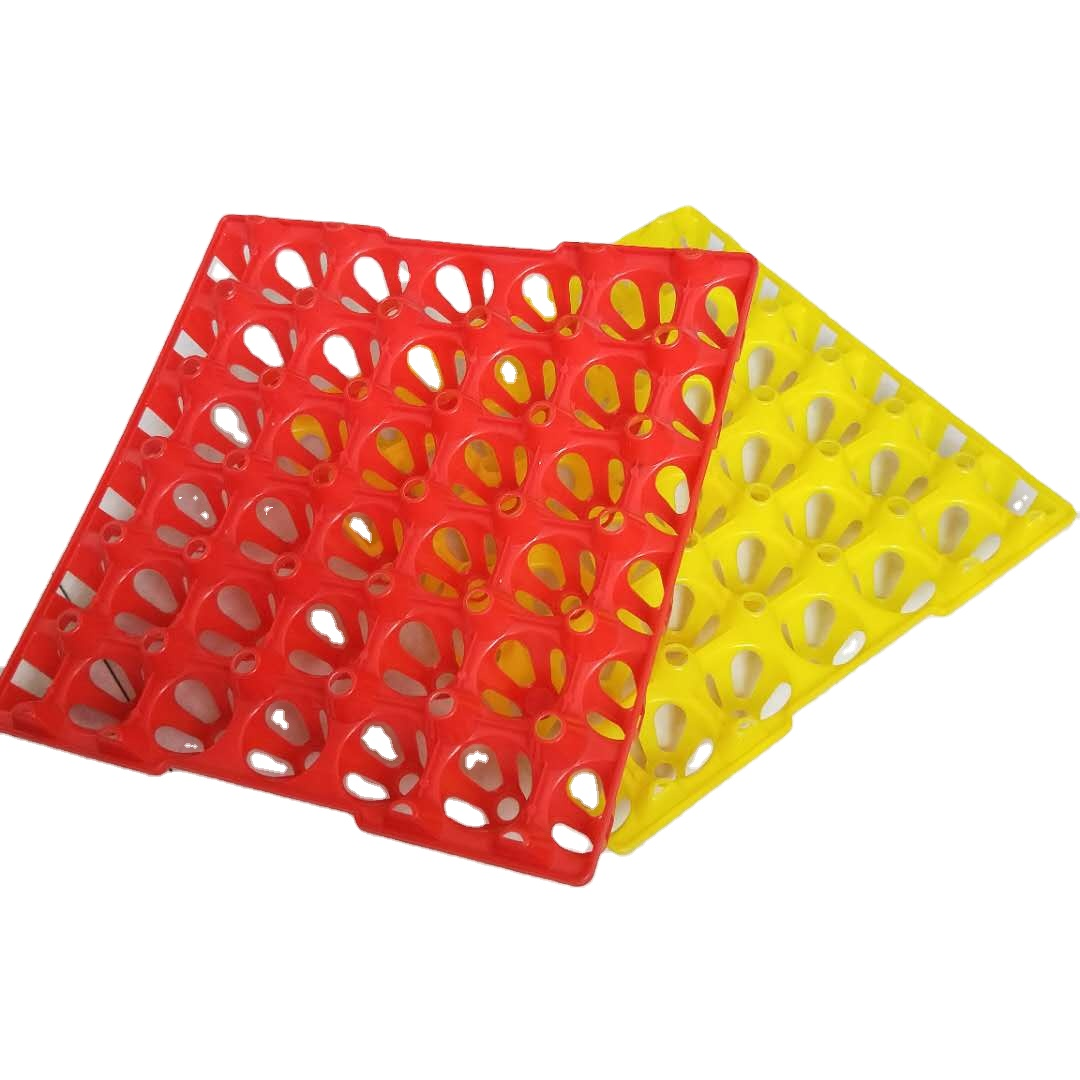 Bandeja de huevos de plástico para 30 huevos de gallina, plataforma apilable para huevos, equipo para aves de corral LM-86