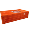 Jaula de transporte para pollos vivos, caja de volumen de aves de corral, caja de transporte plegable de plástico para pato, pollo, Paloma, LM-89