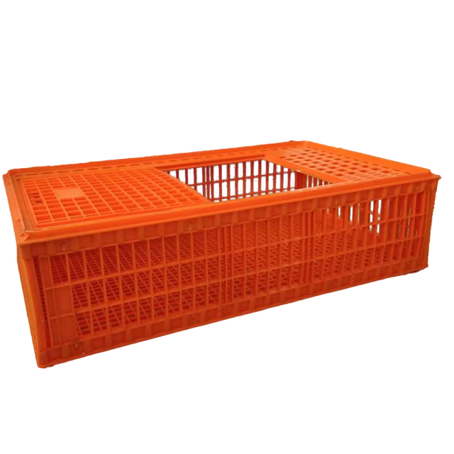 Jaula de transporte para pollos vivos, caja de volumen de aves de corral, caja de transporte plegable de plástico para pato, pollo, Paloma, LM-89