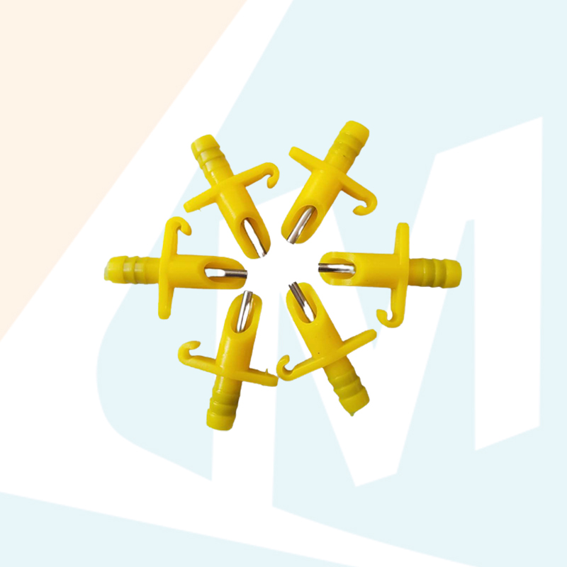 Bebedores automáticos de tetina para conejos, bebederos de plástico para roedores, bebederos para animales LMR-04 