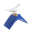 Accesorios para pájaros homing, soporte para descanso de palomas, percha de plástico para palomas de carreras en V con resistencia al calor de madera LMA-04