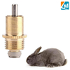 Bebedero automático con tetina de acero inoxidable para ratas, conejos, cerdos, bebedero con tetina para mascotas pequeñas, LMR-08