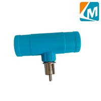 Jaula de alta calidad, alimentador automático de agua de metal para conejos, bebedero con tetina para ratón y conejo galvanizado, LMR-24