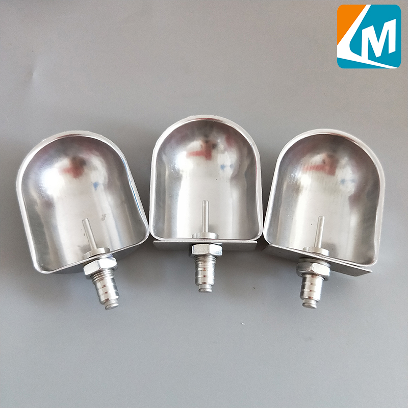  Bebedero para conejos, dispensador de acero inoxidable, alimentador de agua para conejos con cuenco, taza automática para beber para conejos, LMR-13