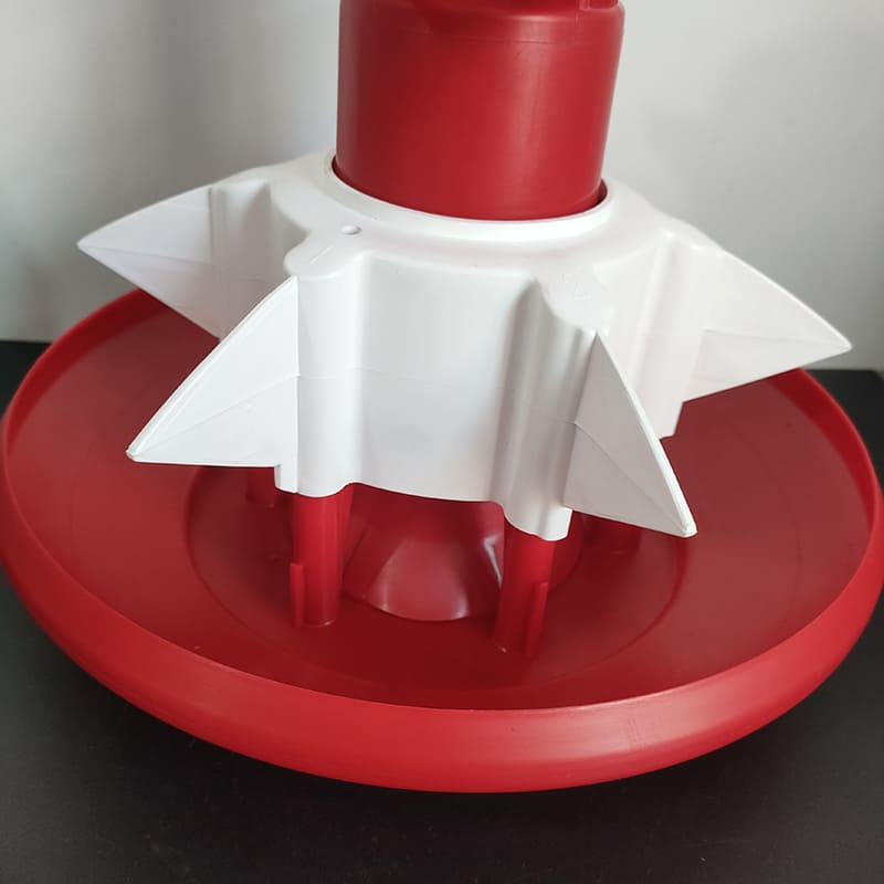 Bandeja de alimentación automática para razas de pollos/tipo Plasson sin parrilla, bandeja alimentadora para pollos de engorde, sistema de línea de alimentación