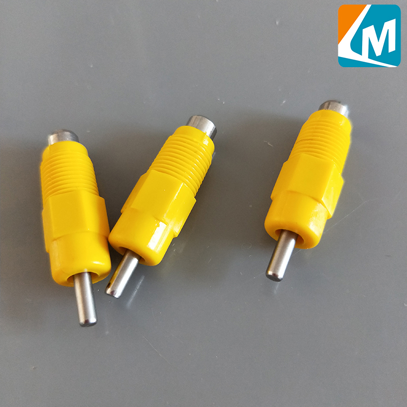 Bebedero de pezón de plástico y SS para línea de agua potable de pollo, bebederos para animales LM-13, ventas de fábrica