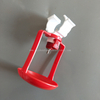 Vasos lubricantes de dos brazos con bebederos de tetina, línea de bebida para aves de corral y sistema de línea de alimentación LM-62
