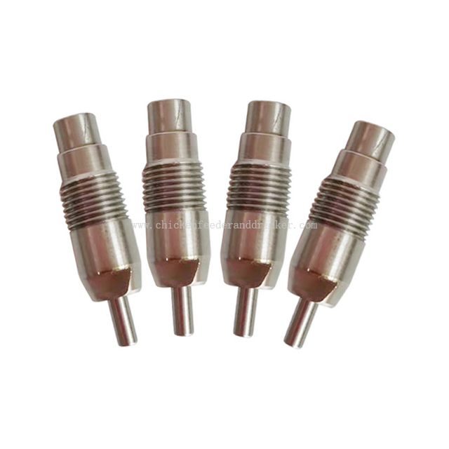 Bebederos de tetina para parrilla de acero inoxidable para aves de corral, pollos, conejos, línea de sistema de bebida LM-06