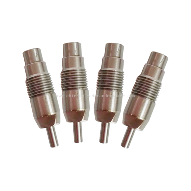 Bebederos de tetina para parrilla de acero inoxidable para aves de corral, pollos, conejos, línea de sistema de bebida LM-06