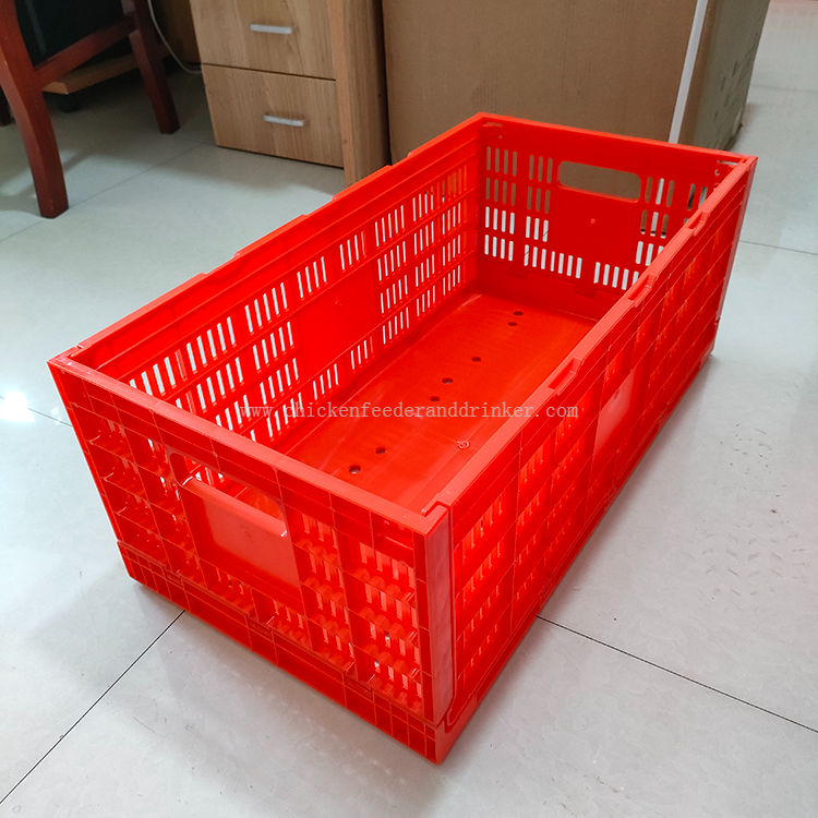 Jaula de transporte para pollos vivos, caja de volumen de pollos, caja de transporte de plástico para aves de corral, pato, pollo, Paloma, LMC-05