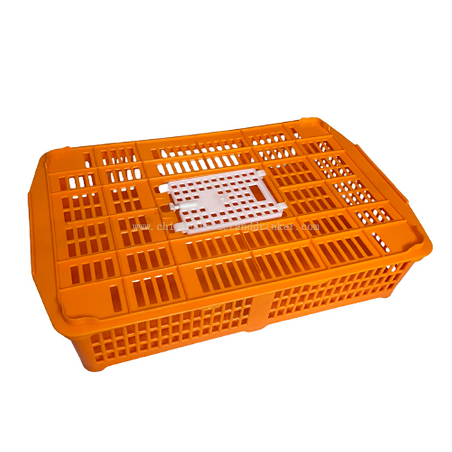  Jaula de transporte de aves de corral de plástico de alta calidad, caja de transporte de pollos vivos para patos, pollos, palomas, LMC-03